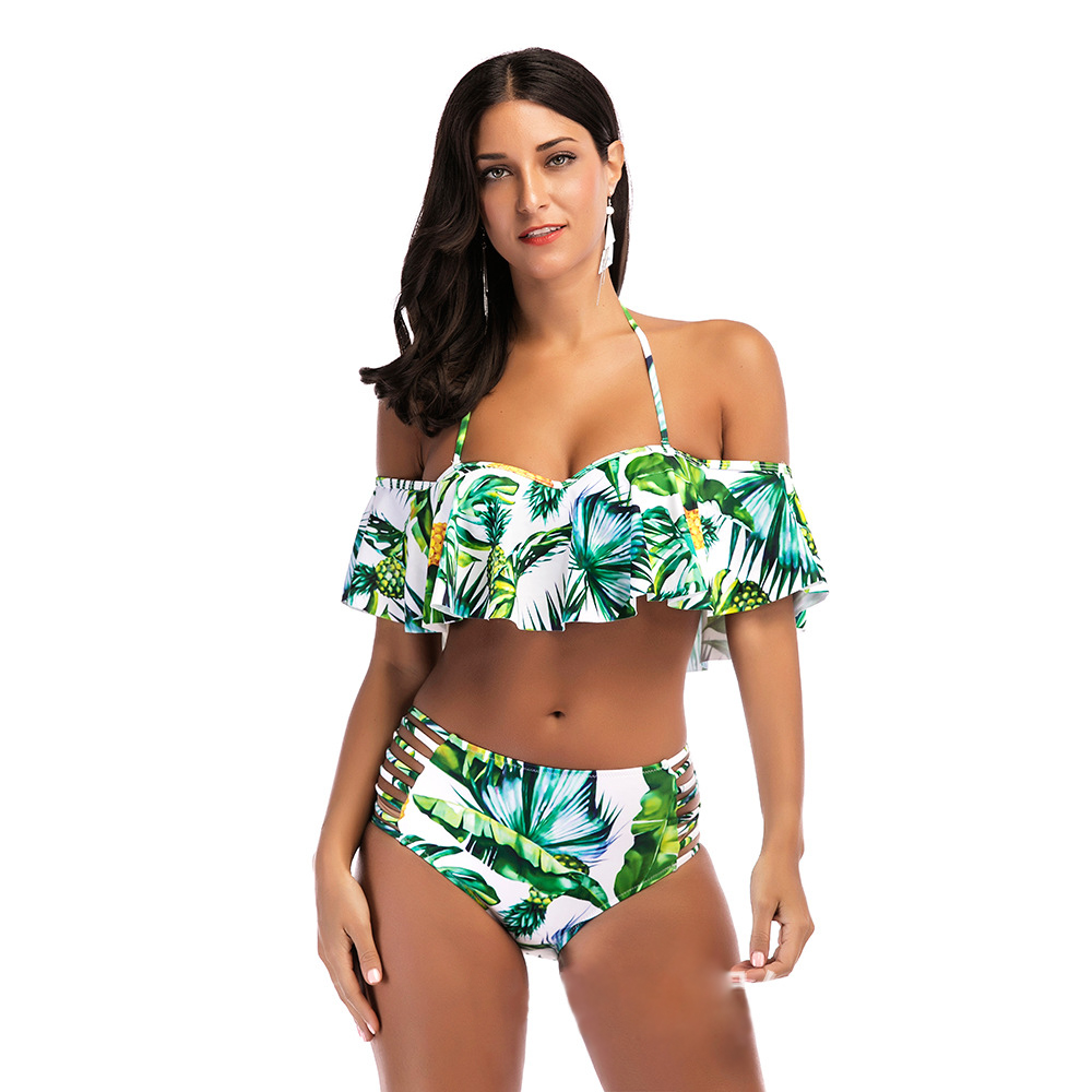 F4676ruffled bikini set